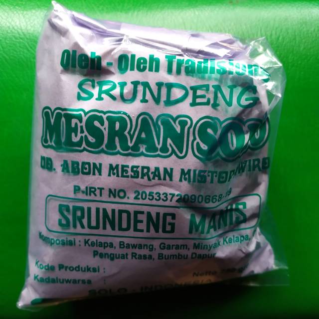 

Serundeng Mesran Solo