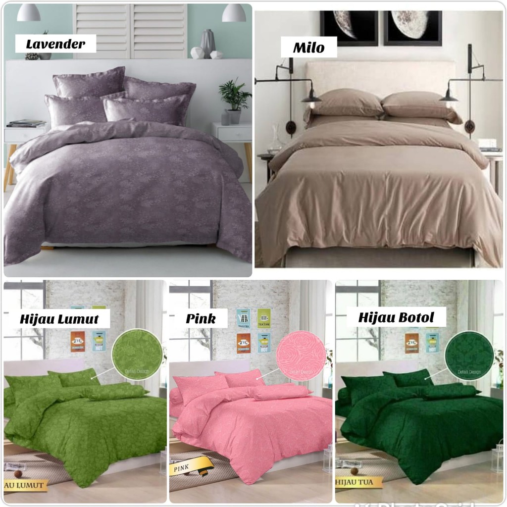 Bedcover Selimut Bahan Katun Aesthetic Jaqcuard Emboss Single Size &amp; Queen Size