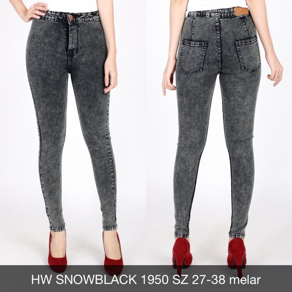 CELANA JEANS HIGHWAIST SNOW SERIES