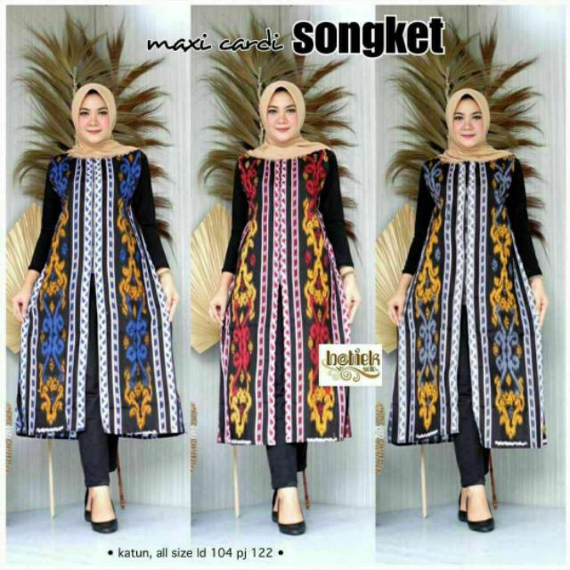 PERLENGKAPAN BATIK WANITA.GAMIS/AUTER TERMURAH PROMO SHOPEE/LONG CARDYGAN/AUTER PANJANG