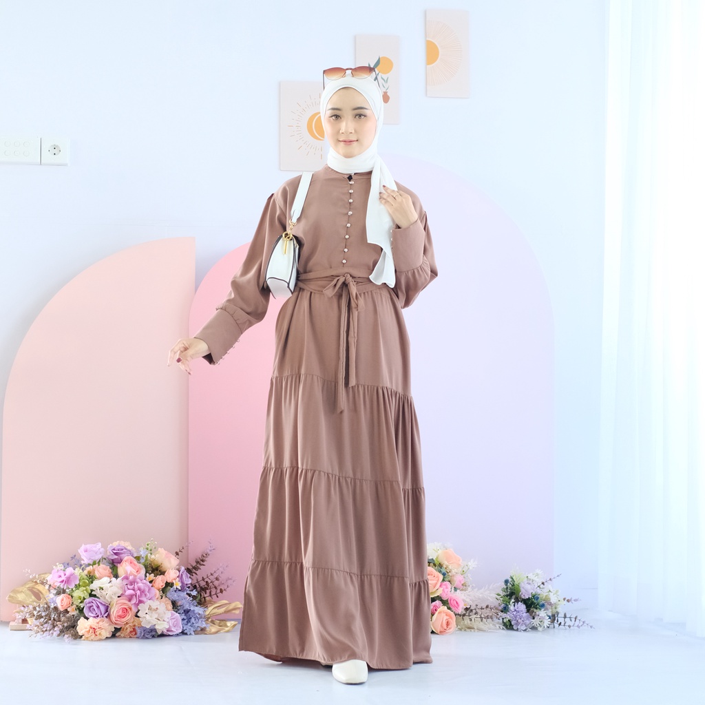 (MSB) GAMIS SHASHYA RUFFLE DAILY BUSUI DRESS WOLFIS