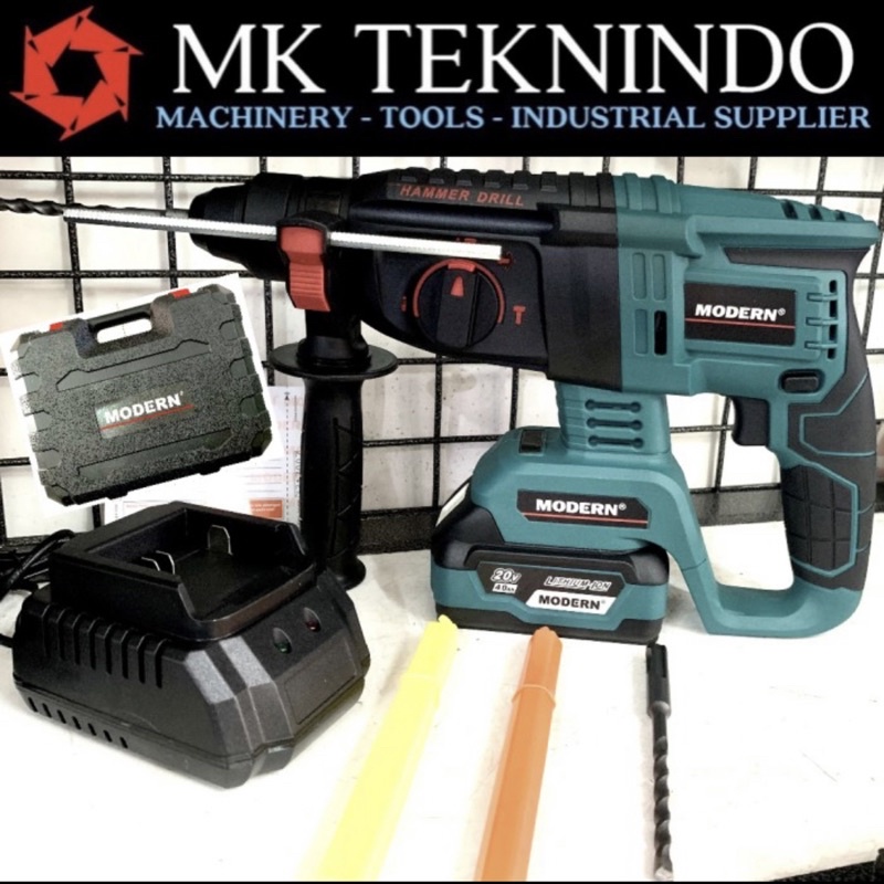 Modern Mesin Bor Beton Baterai Rotary Hammer Cas Cordless M100 M-100