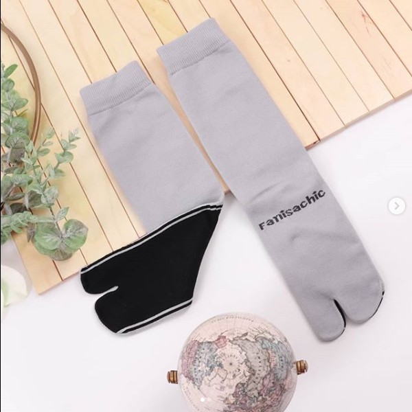 KAOS KAKI Jepit Telapak Hitam Fanisachic Bahan Spandex kajepit kaos kaki jepit jari fanisa chic