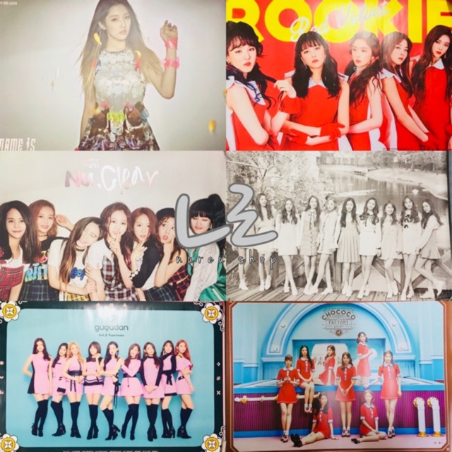 4MINUTE (Name Is - Jihyun) / Pristin (Hi Pristin) / Gugudan (Narcissus Chococo Factory) Poster