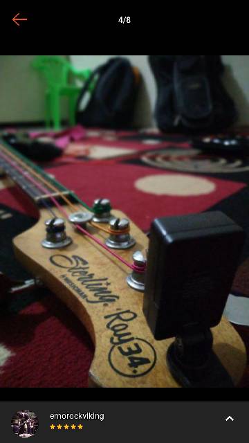 Senar Bass Warna Unpacking isi 1set