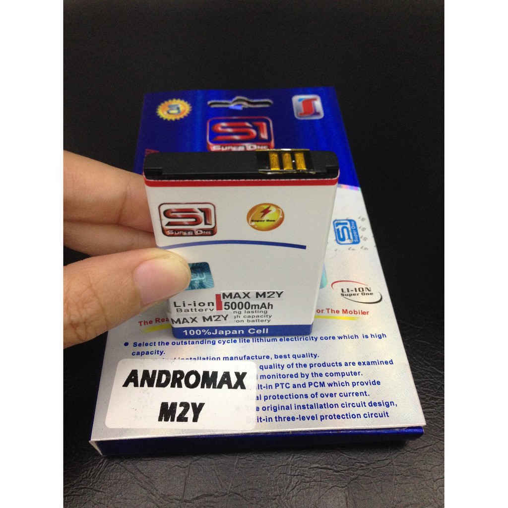 Baterai Modem Wifi 4g Smartfren Andromax M2y Model H11348 5000Mah Super one S1 Double Power m