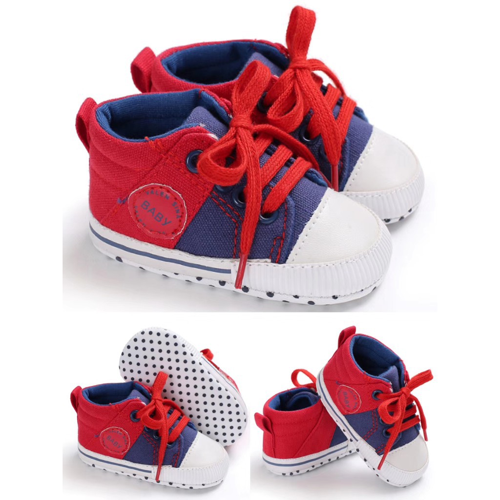 LittleAaron B156 BABYDENIM Sepatu Anak Laki Sepatu Bayi Prewalker Shoes newborn 3-18 bulan Sport Termurah Sendal Bayi Anak Cewek Cowok