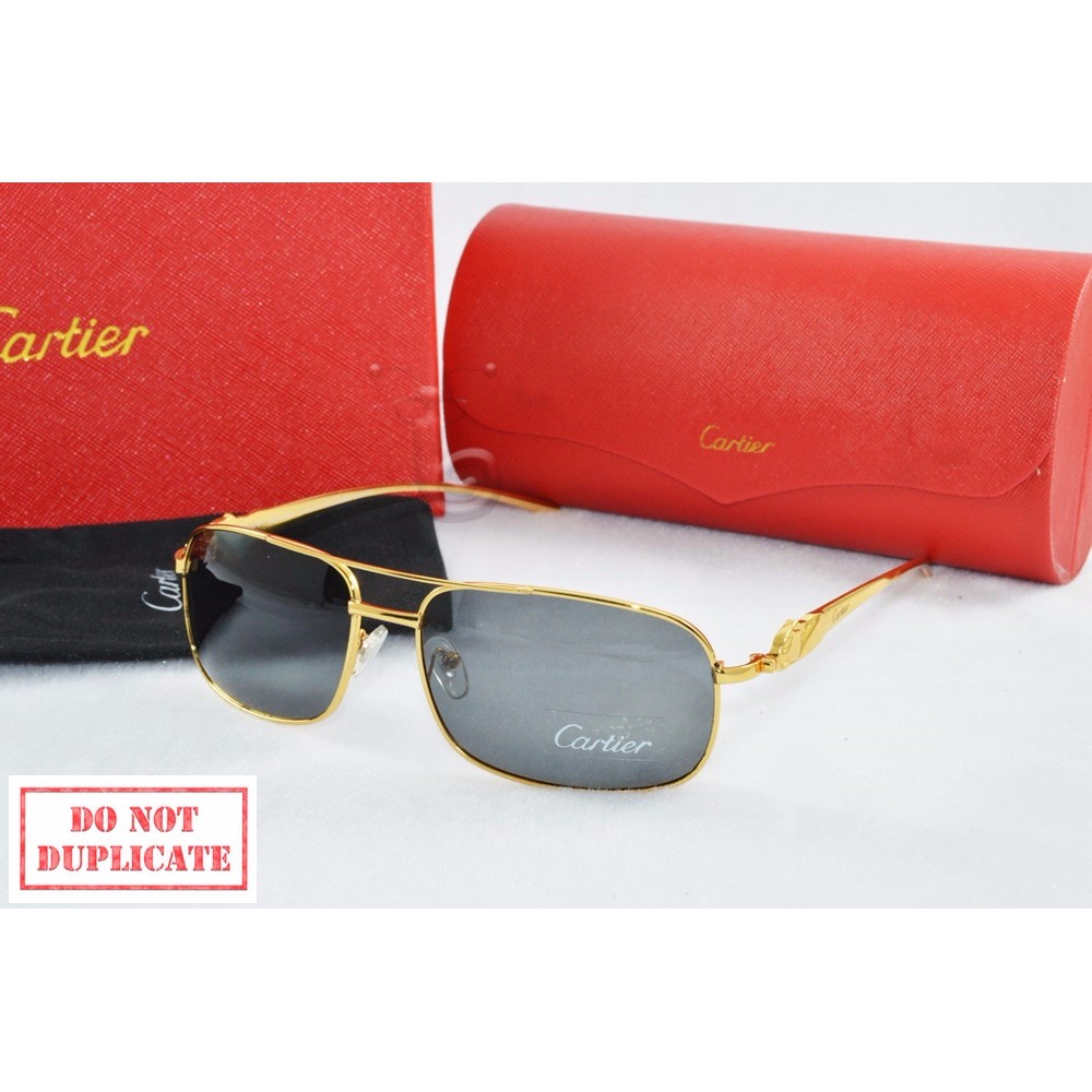 Kacamata Sunglass Cartier 633 Gold