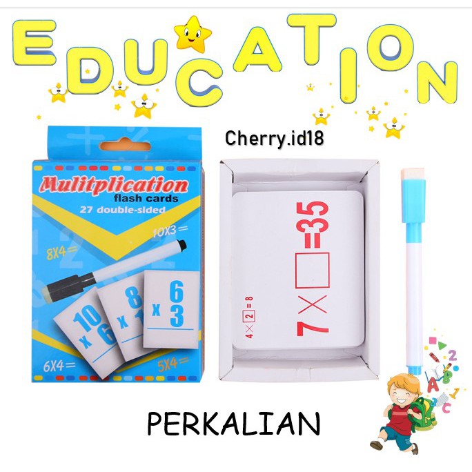 Cherry COD Mainan Matematika Anak / Mainan Edukasi Anak / Mainan Belajar Menghitung PB26