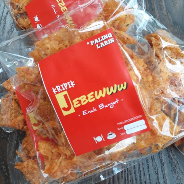 

kripik / Keripik Pangsit Jebewww pedas gurih