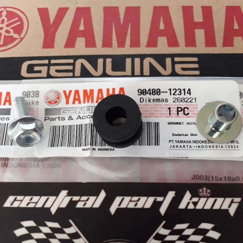 BAUT COLLAR DAN GROMET SPAKBOR DEPAN YAMAHA YT115 YT ASLI ORI ORIGINAL YAMAHA YGP