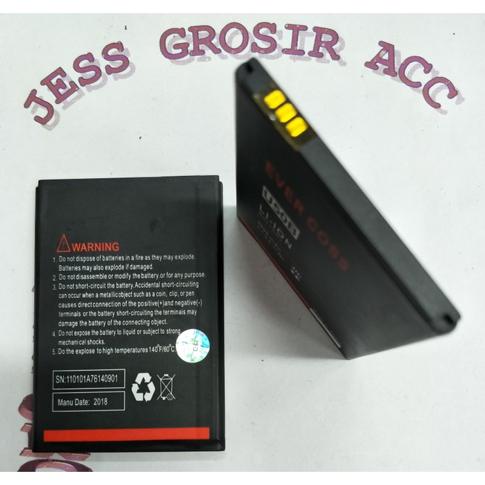 Baterai Battery Batre Double Power Evercoss U50B Winner Y Smart Pro - Hitam