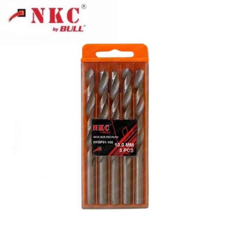 (1 Pcs) NKC 10 MM Mata Bor Besi HSS / Mata Bor Besi Putih