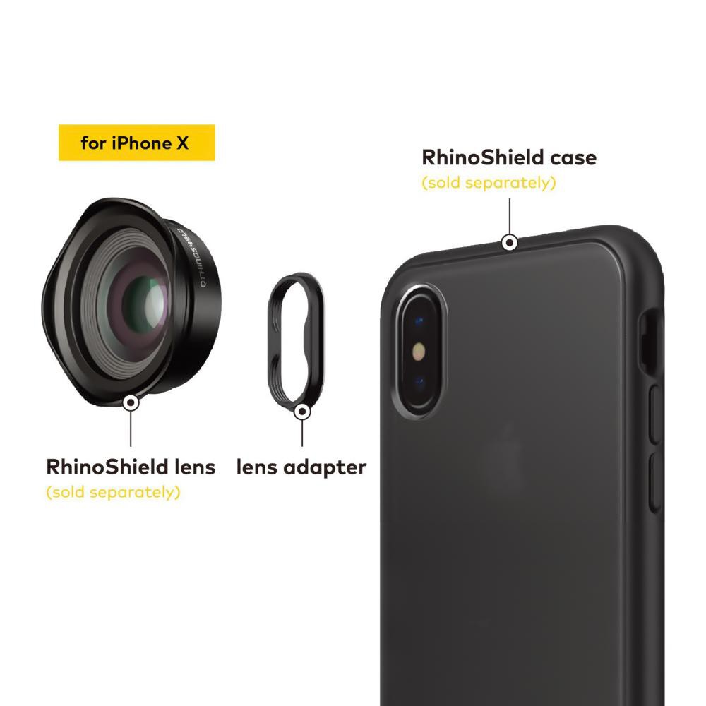 Rhinoshield lens adapter for iphone x