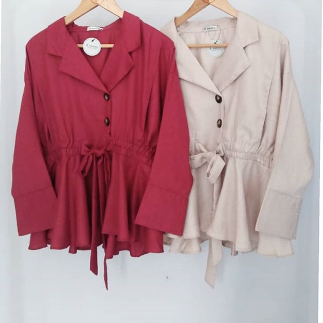 Olivia Top Maroon D’Amora Nursing Wear [Preloved]