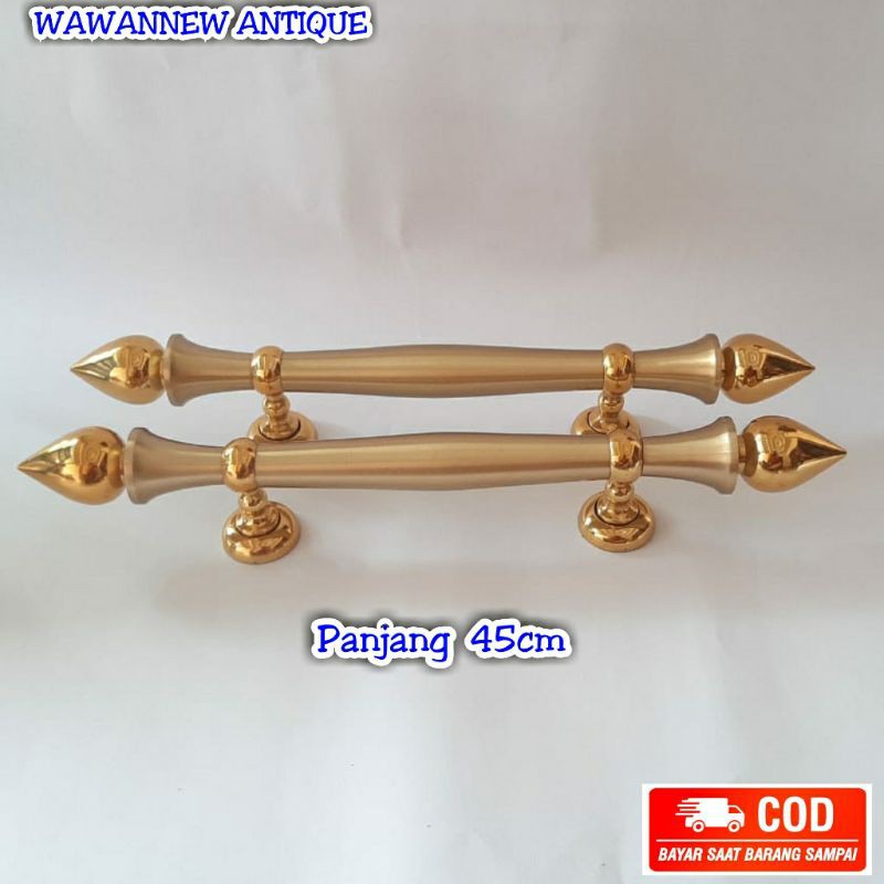 Handle Pintu Rumah Gagang Pintu Kuningan Antik Murah 45cm