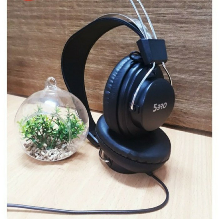 headset bando kabel +mic e27 5bro bisa computer headphone - Putih