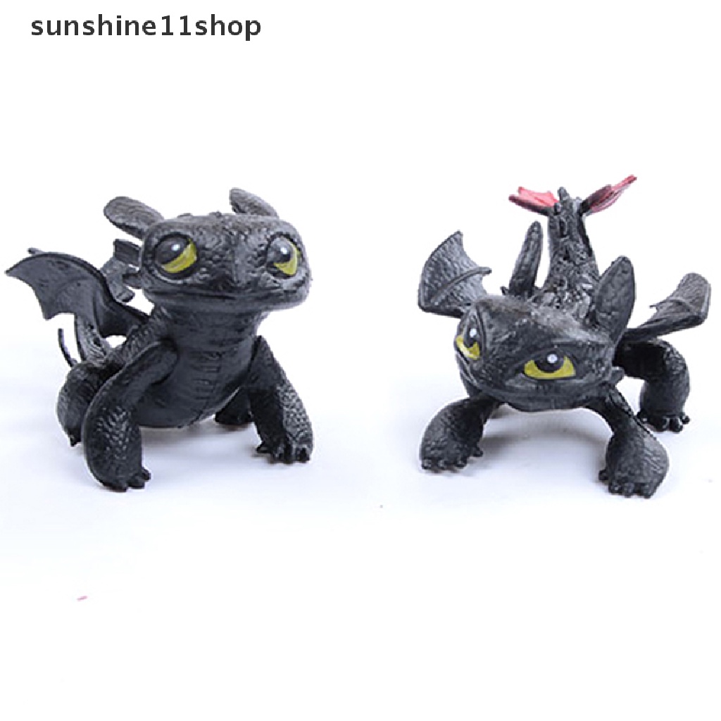 Sho Mainan Action Figure Toothless Night Fury Dragon Untuk Koleksi