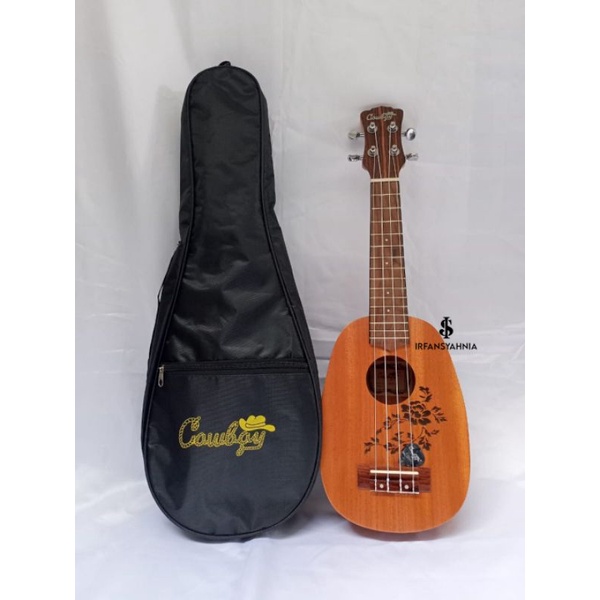 ukulele cowboy soprano sopran 21 original cowboy pineapple