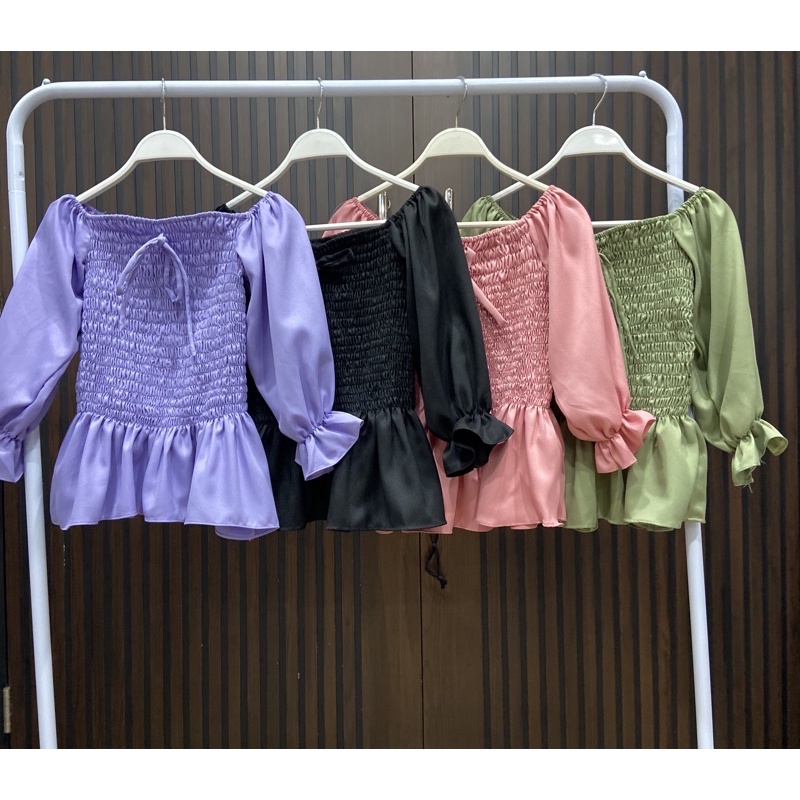 real pic setelan fashion wanita / set sabrina