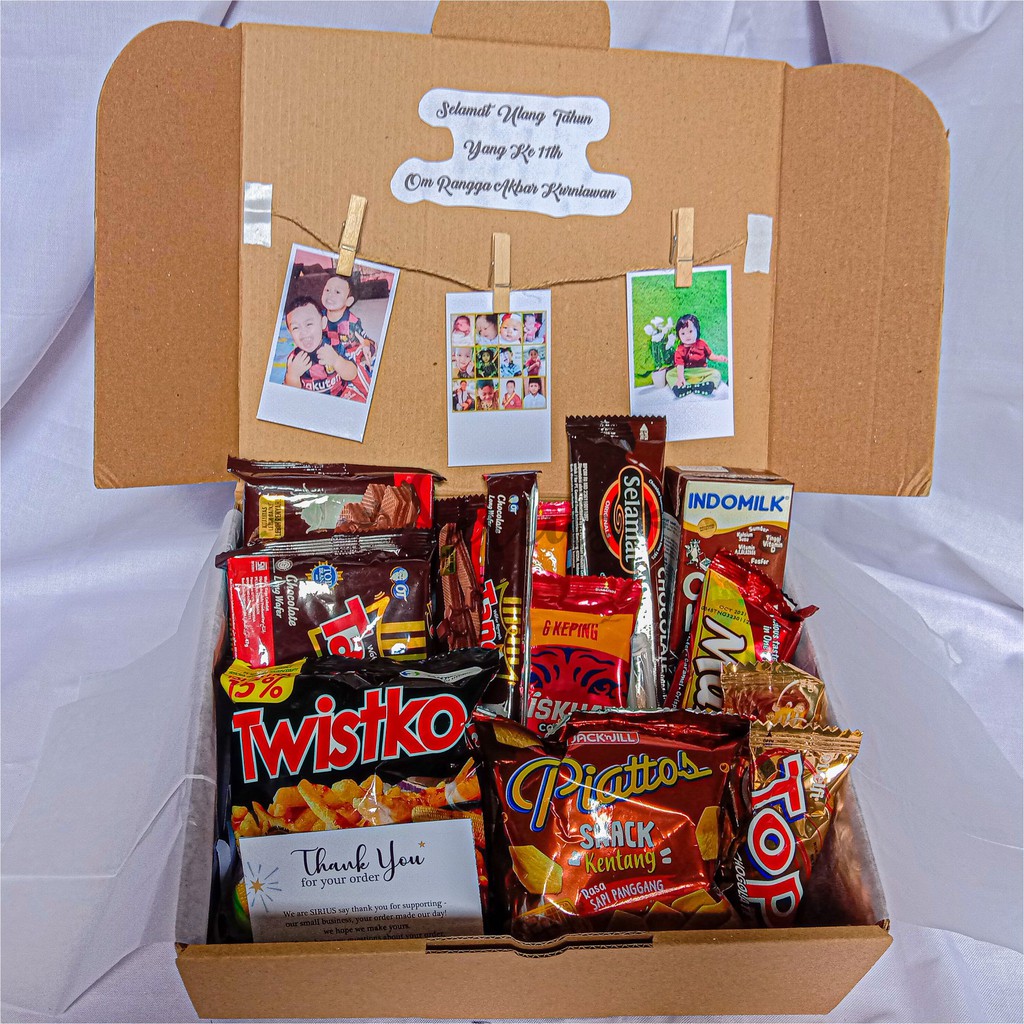 

SNACKBOX/GIFT BOX/KADO/HADIAH WISUDA By Sirius Gallery