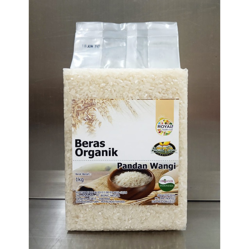 

ROYALHEALTHFOOD Beras PUTIH (PANDAN WANGI) Organik 1 KG