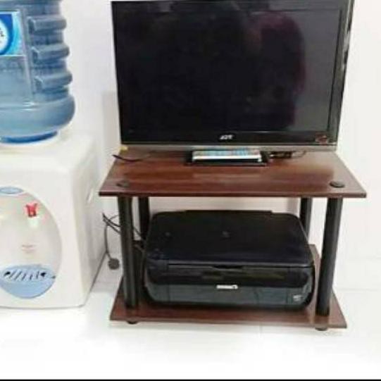 Meja tv rak tv serbaguna minimalis susun 2 akuarium rak printer cofee table