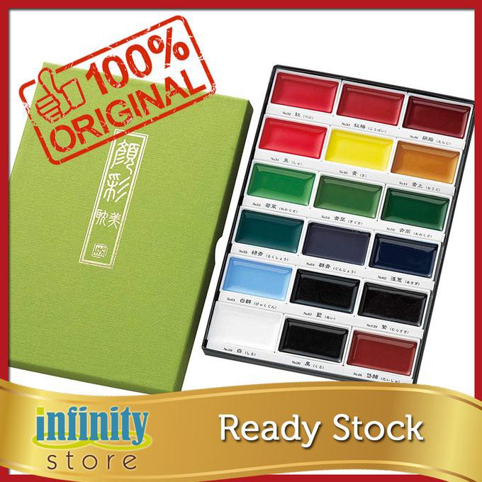 

Kuretake Gansai Tambi 18 warna ORIGINAL JEPANG