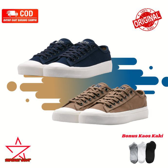 SEPATU ORIGINAL BRODO VANTAGE V2 LO MOCHA / NAVY WS - COKELAT, 38