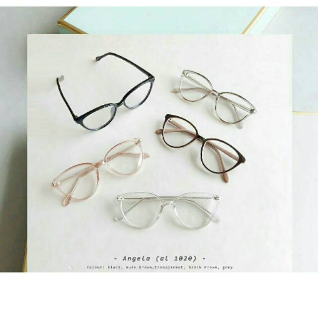 Frame Kacamata Wanita & Pria & Kaca Mata Minus Frame Kacamata