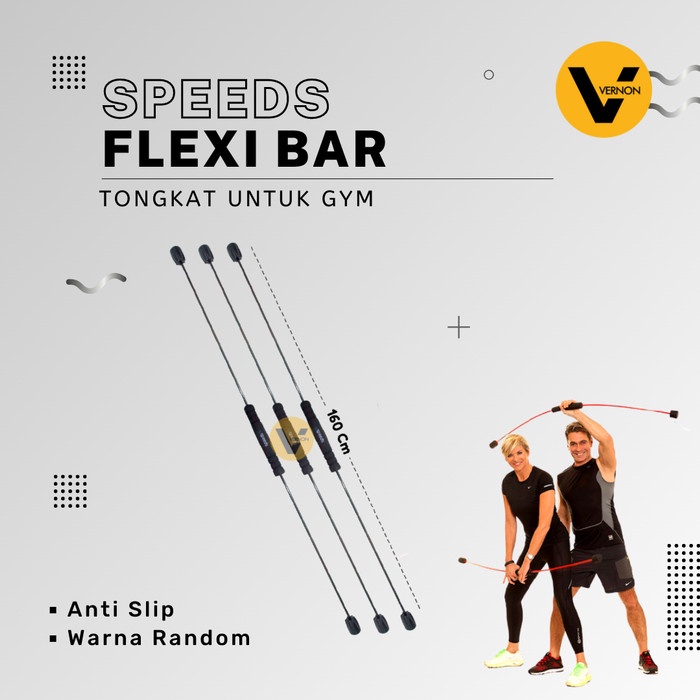 Flexi Bar Swing SPEEDS Tongkat Flexi Alat Gym Stick Flexi Bar Swing
