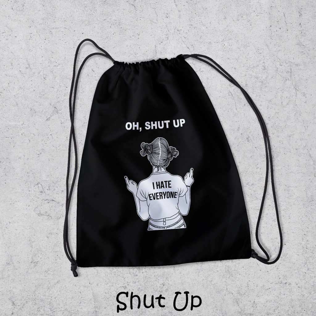ZCO - Tas  Serut Multifungsi Untuk Olahraga Sekolah Futsal Basket Berenang Tas Serut Anti Air Terlengkap Untuk Pria Dan Wanita - New Stringbag Bts - String Bag Sablon Rubber Jepang 100% | Morybag