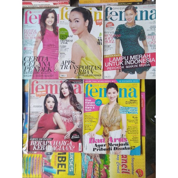 MAJALAH FEMINA & KARTINI (TH 2000 KE ATAS)