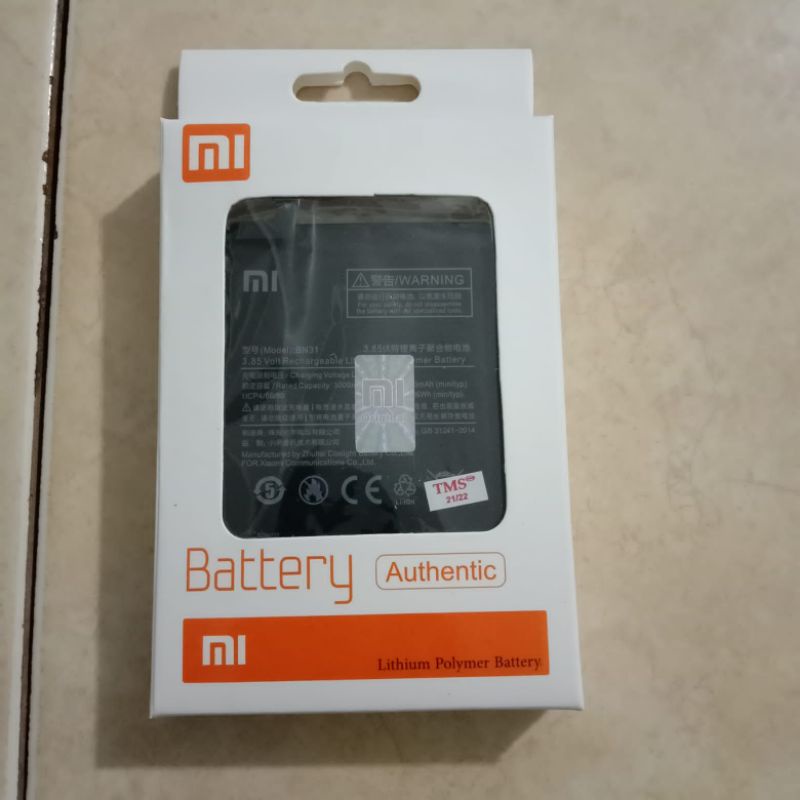 BATERAI BATRE BN31 XIAOMI REDMI NOTE 5A / NOTE 5A PRO