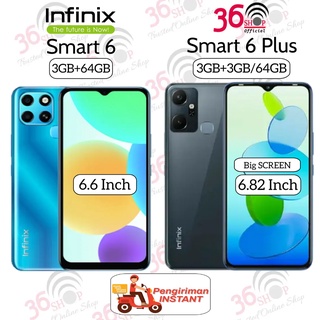 Infinix Smart 6 [2GB+32GB] [3GB+64GB] Extanted 3GB+3GB/64GB Garansi Resmi Infinix 1 Tahun