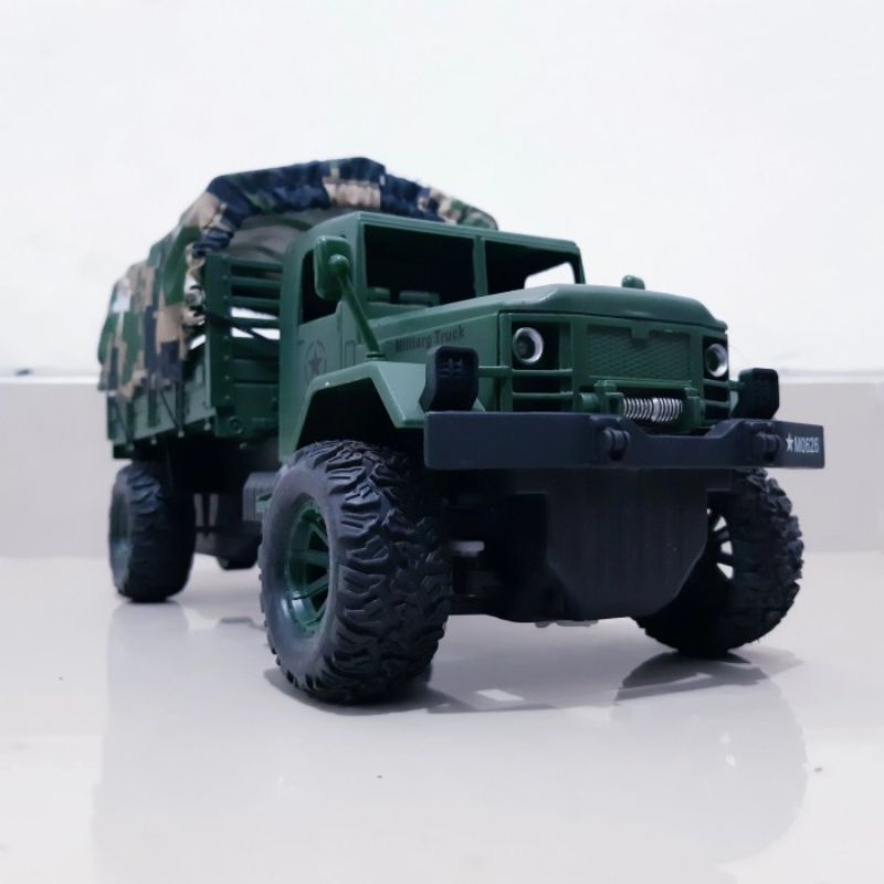 RC Truk Militer Remote Control - Mainan Remot Kontrol Mobil Truck Anak