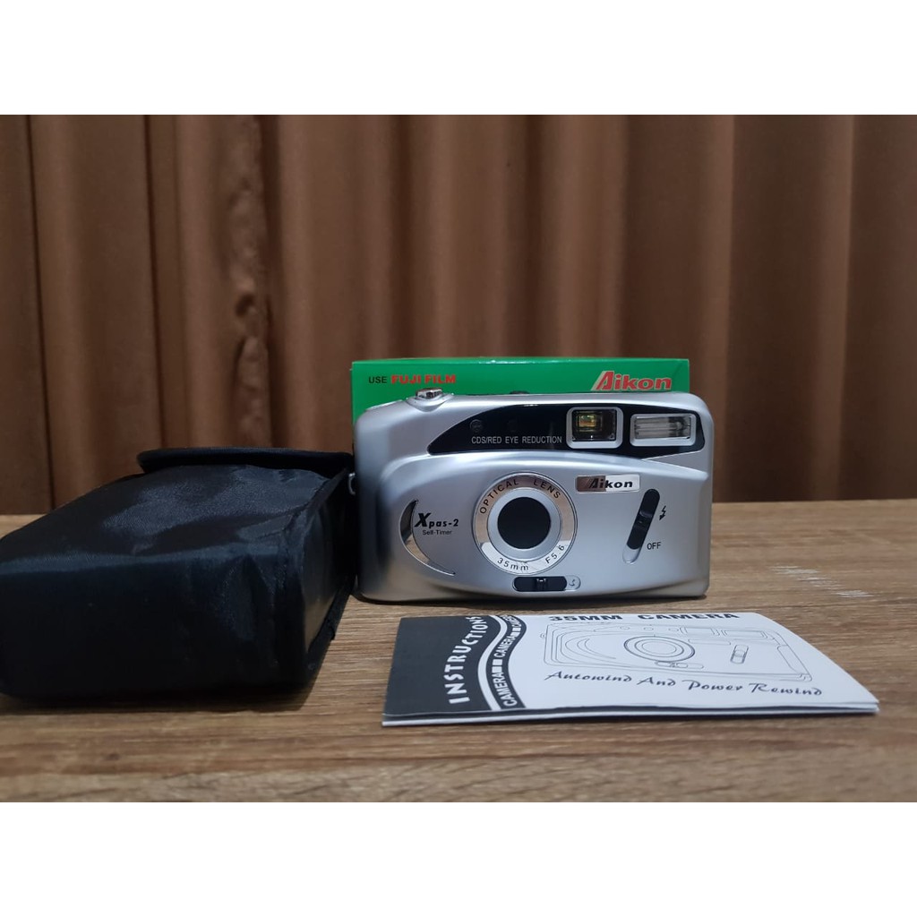 Kamera Analog Pocket 35 mm, Bonus Sarung Kamera Jadul Aikon Xpas 2 (Old Camera Xpas-2)7