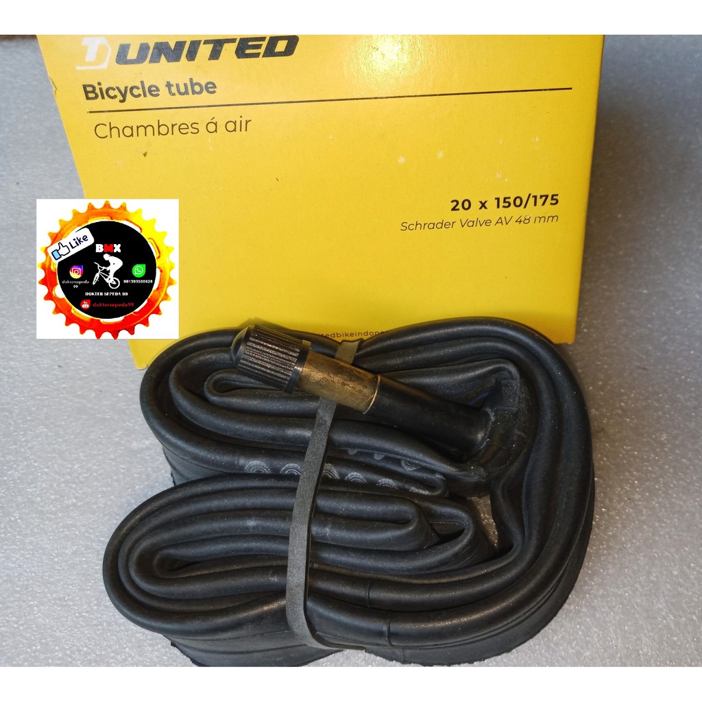 Ban dalam sepeda 20 X 150-175 PENTIL PANJANG 48MM