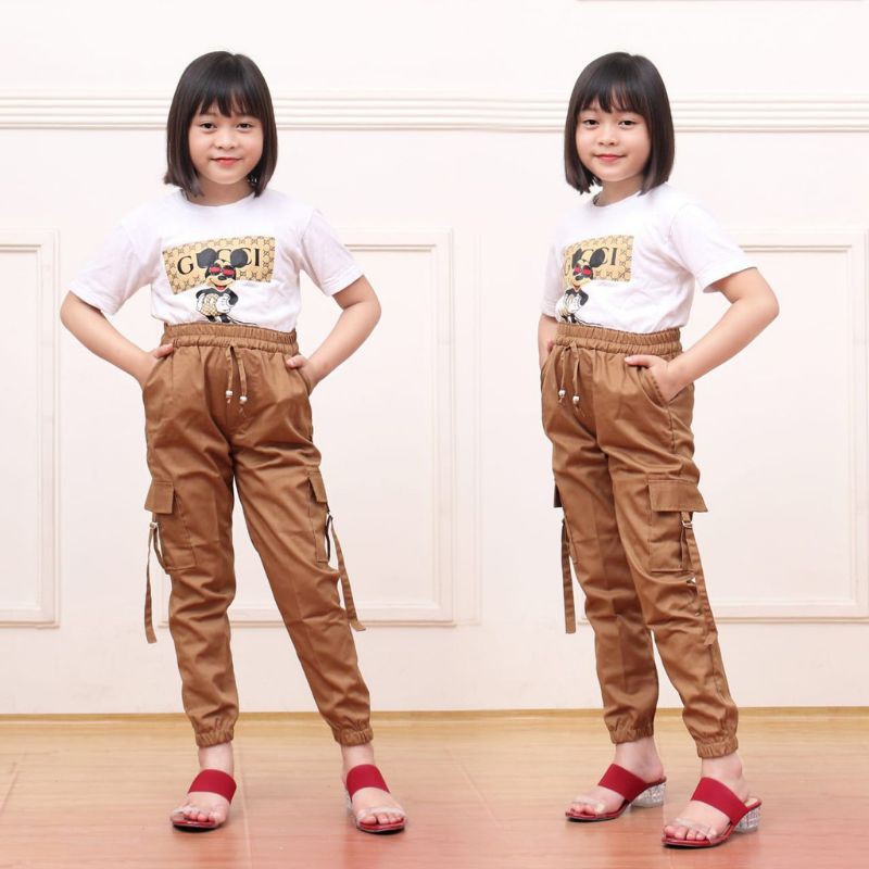 BAGGY PANTS JOGER PREMIUM ANAK TANGGUNG 11-13 THN/CELANA JOGER CATTON STRETCH