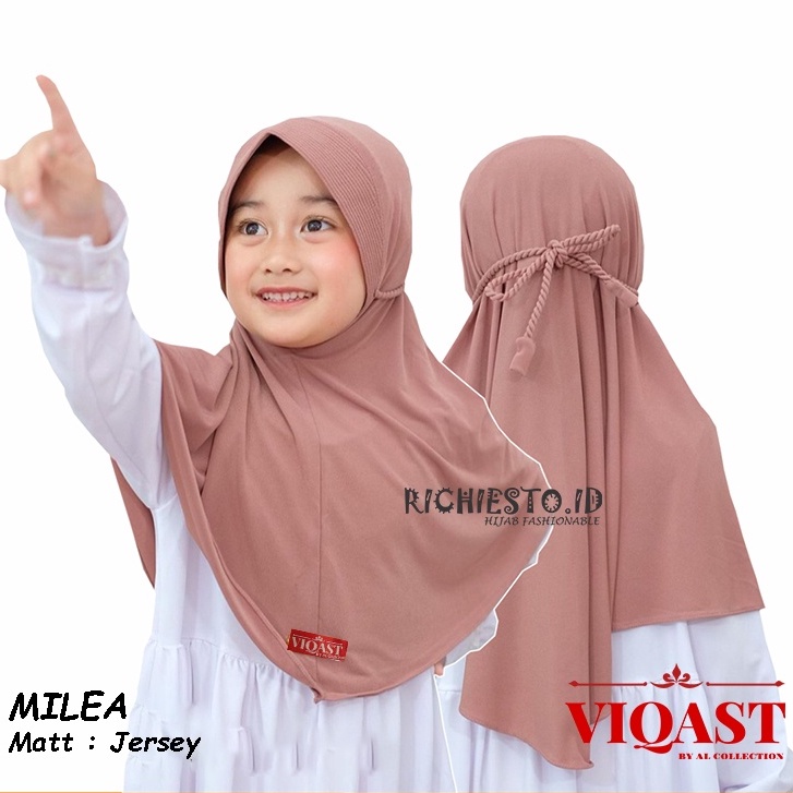 Jilbab Anak Bergo Pet Ropel Milea Tali Kepang 3 - 12 Tahun Original By. AL-COLLECTION Hijab Anak TK Kerudung Anak Perempuan Husna kids