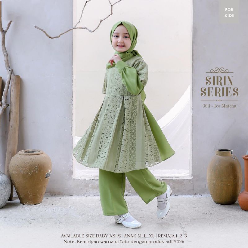 SIRIN SERIES KIDS 2IN1 MIX BRUKAT MALIKA/SETELAN MUSLIM ANAK 8-10 TAHUN/SETELAN ATASAN BRUKAT + CELANA/FASHIOM MUSLIM ANAK TERBARU/KOSHIRIN 2IN1/FAR MOSLEMSTORE