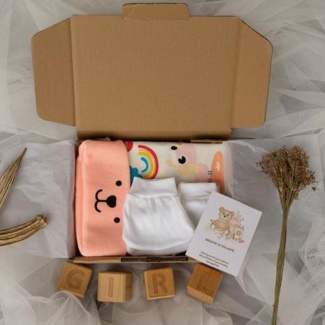 Hanya's satu Hampers Kado Bingkisan Baby Bayi New Born Baby Gift Set Hampers Parcel Bayi Baru Lahir