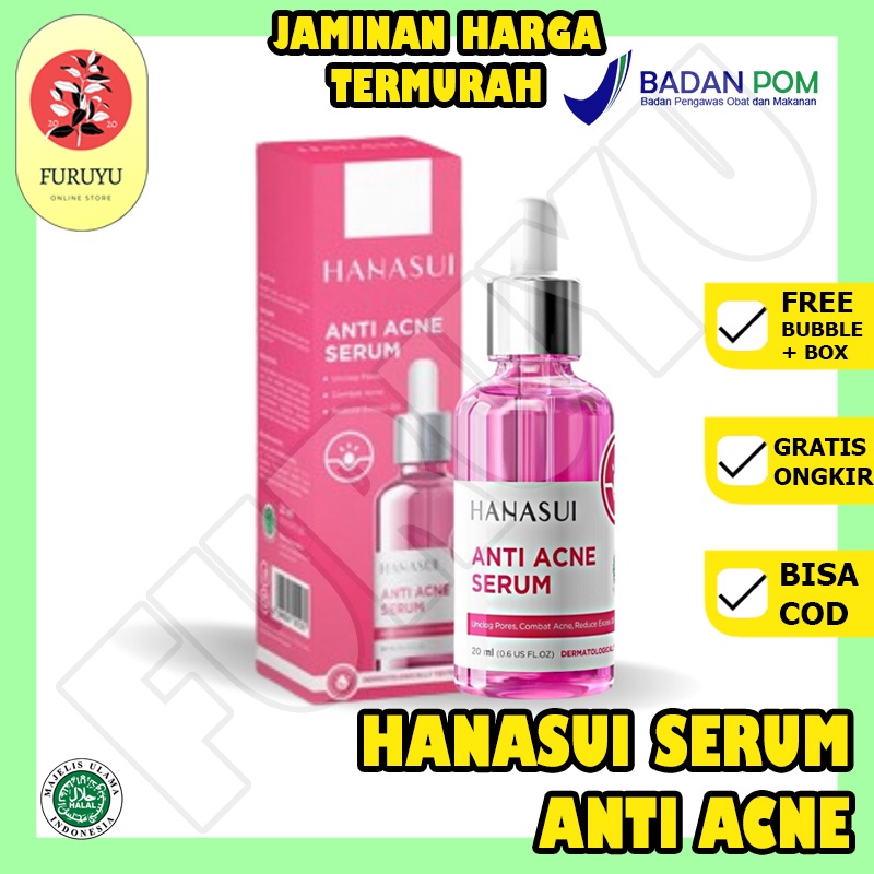 HANASUI ANTI ACNE SERUM PERAWATAN KECANTIKAN WAJAH SERUM JERAWAT SERUM ACNE HANASUI ORIGINAL BPOM