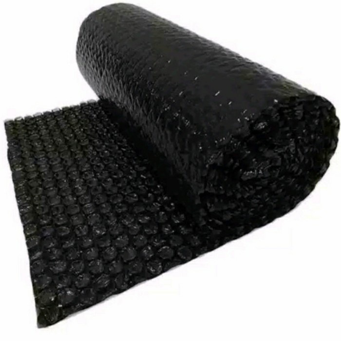 

bubble warp hitam 100 x 120 cm / bubble warp hitam / bubble warp hitam meteran / bubble warp meteran / bubble warp warna hitam / bubble warp hitam / black bubble warp / plastik udara pelindung barang paketan dari benturan di pengiriman