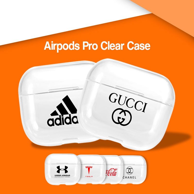 Airpods Pro Case Clear Pelindung Airpods Pro Merek Terkenal Case Casing Airpods Pro Case