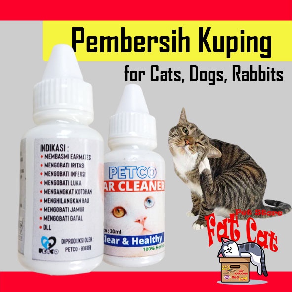 Ear Cleaner Kucing - Pembersih Telinga Kucing - obat telinga kucing