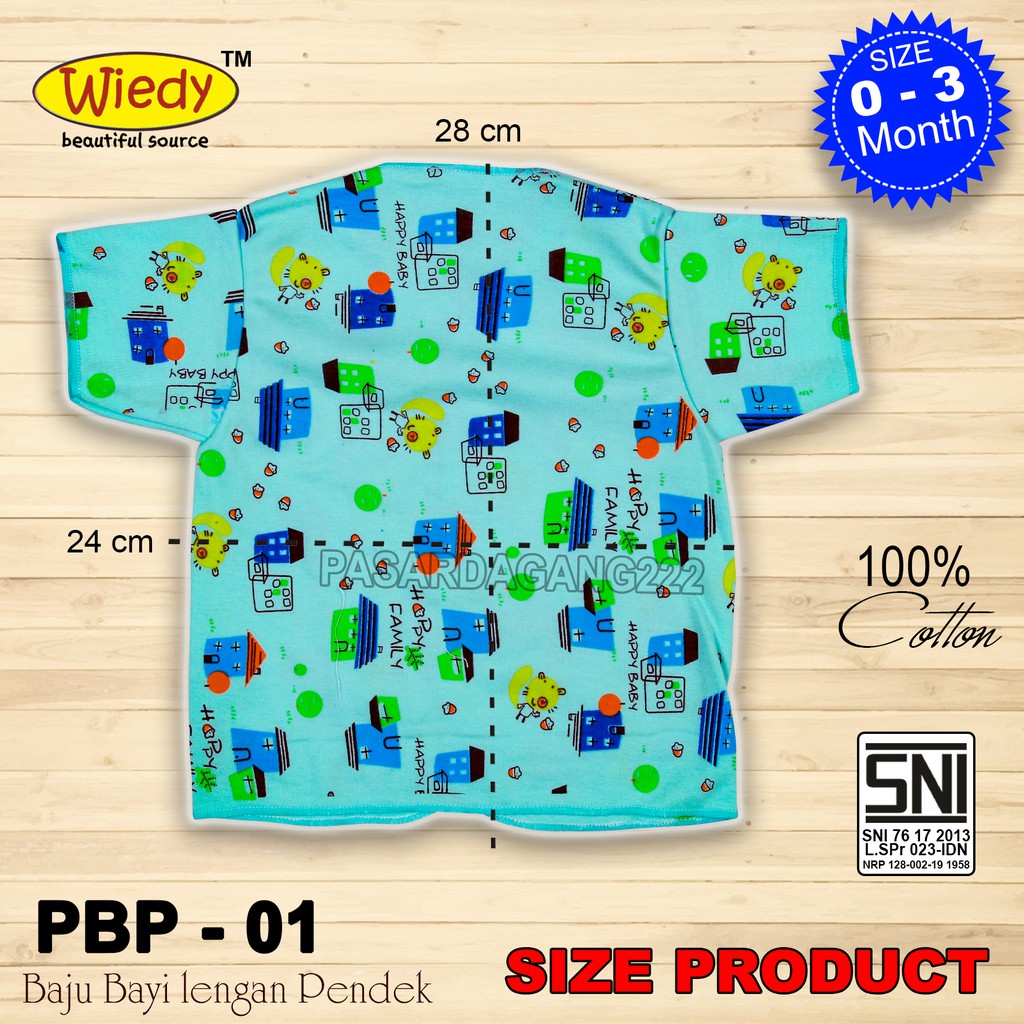 BAJU ANAK BAYI LENGAN PENDEK PBP01