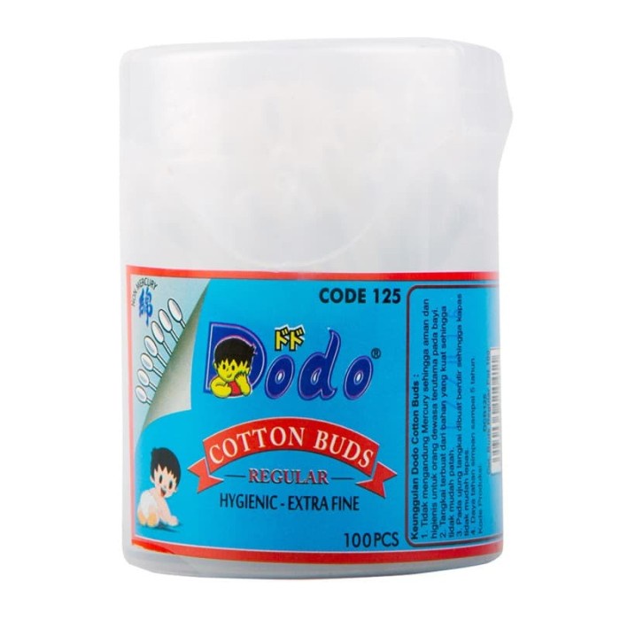 DODO COTTON BUDS 125/POT 100'S