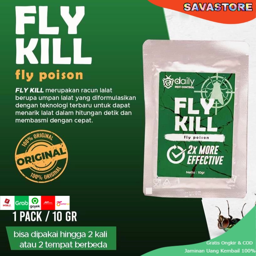 DAILY FLY KILL - RACUN AMPUH PEMBASMI LALAT  - FLIES KILLER