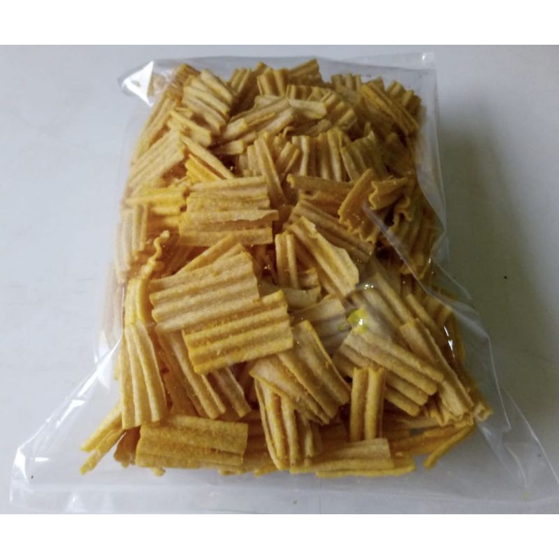 

Keripik Kentang Keju asin gurih.